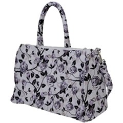 Floral Pattern Background Duffel Travel Bag