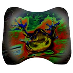 Abstract Transparent Background Velour Head Support Cushion