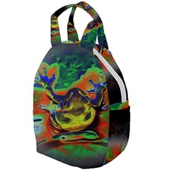 Abstract Transparent Background Travel Backpacks