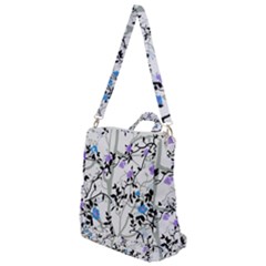 Floral Pattern Background Crossbody Backpack