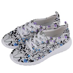 Floral Pattern Background Women s Lightweight Sports Shoes