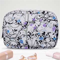 Floral Pattern Background Make Up Pouch (small)