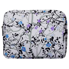 Floral Pattern Background Make Up Pouch (large) by Sudhe