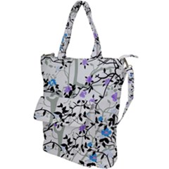 Floral Pattern Background Shoulder Tote Bag