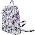 Floral Pattern Background Buckle Everyday Backpack View1