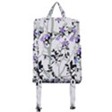 Floral Pattern Background Buckle Everyday Backpack View3