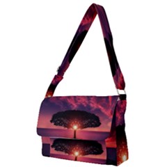 Flight Landscape Nature Sky Full Print Messenger Bag