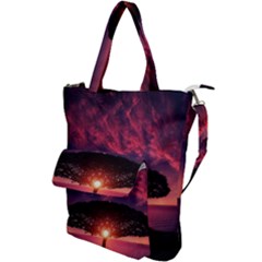 Flight Landscape Nature Sky Shoulder Tote Bag