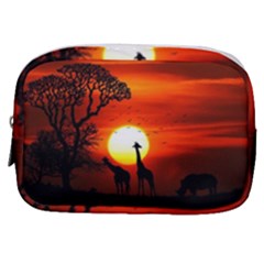 Animals Birds Dawn Giraffe Make Up Pouch (small)