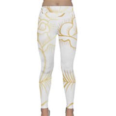 Golden Rose Stakes Classic Yoga Leggings by Sudhe