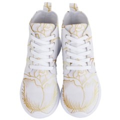 Golden Rose Stakes Women s Lightweight High Top Sneakers by Sudhe