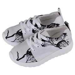 Silhouette Photo Of Trees Kids  Lightweight Sports Shoes