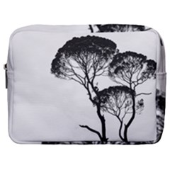 Silhouette Photo Of Trees Make Up Pouch (large)