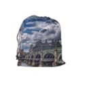 Architecture Big Ben Bridge Buildings Drawstring Pouch (Large) View2