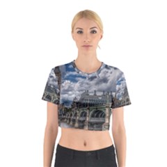 Architecture Big Ben Bridge Buildings Cotton Crop Top by Sudhe