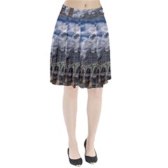 Architecture Big Ben Bridge Buildings Pleated Skirt by Sudhe