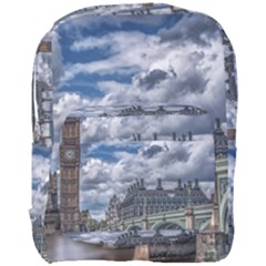 Architecture Big Ben Bridge Buildings Full Print Backpack by Sudhe