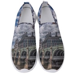 Architecture Big Ben Bridge Buildings Men s Slip On Sneakers