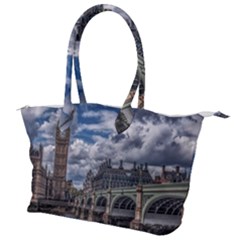 Architecture Big Ben Bridge Buildings Canvas Shoulder Bag