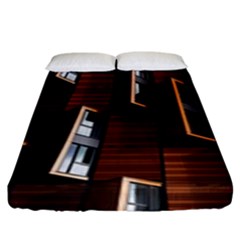 Abstract Architecture Building Business Fitted Sheet (king Size) by Sudhe