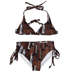 Abstract Architecture Building Business Kids  Classic Bikini Set