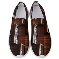 Abstract Architecture Building Business Men s Slip On Sneakers