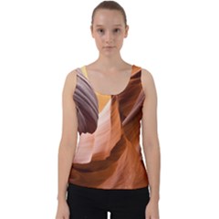 Light Landscape Nature Red Velvet Tank Top