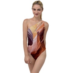 Light Landscape Nature Red To One Side Swimsuit