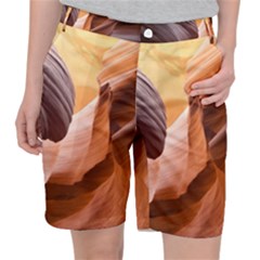 Light Landscape Nature Red Pocket Shorts