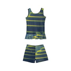 Scenic View Of Rice Paddy Kids  Boyleg Swimsuit