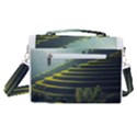 Scenic View Of Rice Paddy Satchel Shoulder Bag View3