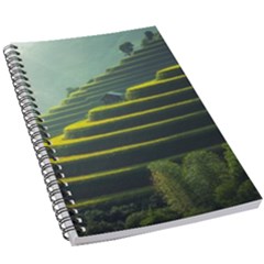 Scenic View Of Rice Paddy 5 5  X 8 5  Notebook