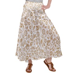 Vector Classical Pattern Satin Palazzo Pants