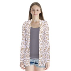 Vector Classical Pattern Drape Collar Cardigan by Sudhe