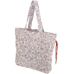 Vector Classical Pattern Drawstring Tote Bag