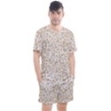 Vector Classical Pattern Men s Mesh Tee and Shorts Set View1