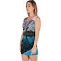 Daylight Forest Glossy Lake Bodycon Dress View2