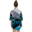 Daylight Forest Glossy Lake Open Front Chiffon Kimono View2