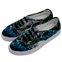 Daylight Forest Glossy Lake Men s Classic Low Top Sneakers by Sudhe