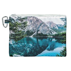 Daylight Forest Glossy Lake Canvas Cosmetic Bag (xl)