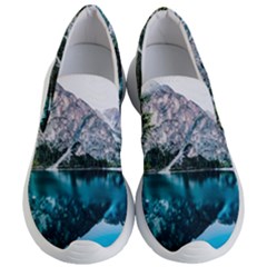 Daylight Forest Glossy Lake Women s Lightweight Slip Ons by Sudhe