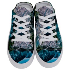 Daylight Forest Glossy Lake Half Slippers by Sudhe