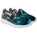 Daylight Forest Glossy Lake Kids  Slip On Sneakers View3