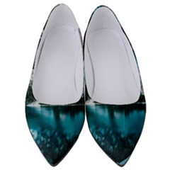 Daylight Forest Glossy Lake Women s Low Heels by Sudhe