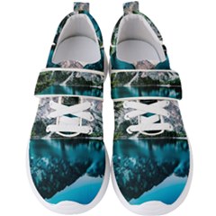 Daylight Forest Glossy Lake Men s Velcro Strap Shoes by Sudhe