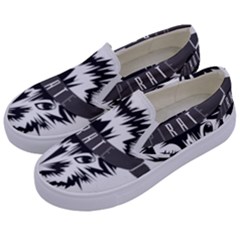 Pirate Rat Animal Pet Danger Kids  Canvas Slip Ons by Sudhe