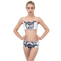 Pirate Rat Animal Pet Danger Layered Top Bikini Set by Sudhe