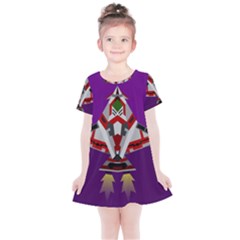 Toy Plane Outer Space Launching Kids  Simple Cotton Dress