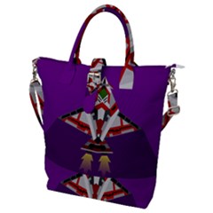 Toy Plane Outer Space Launching Buckle Top Tote Bag