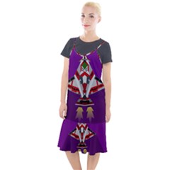 Toy Plane Outer Space Launching Camis Fishtail Dress by Sudhe